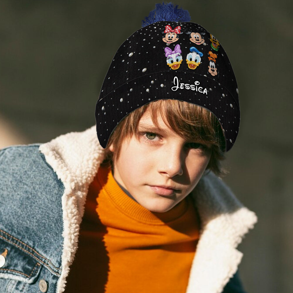 Personalized Disney Friends Beanie Hat Custom Kid/Adult Gift Beanie Hat GradoCreations
