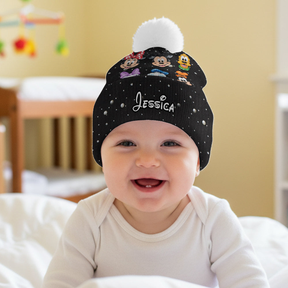 Personalized Disney Friends Beanie Hat Custom Kid/Adult Gift Beanie Hat GradoCreations