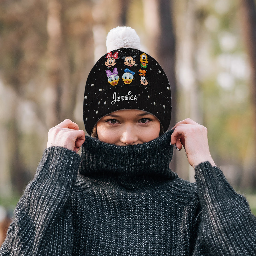 Personalized Disney Friends Beanie Hat Custom Kid/Adult Gift Beanie Hat GradoCreations