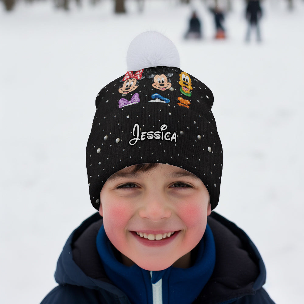 Personalized Disney Friends Beanie Hat Custom Kid/Adult Gift Beanie Hat GradoCreations