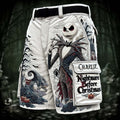 Personalized Nightmare Cargo Shorts with Belt Gift Idea Cargo Shorts With Belt GradoCreations