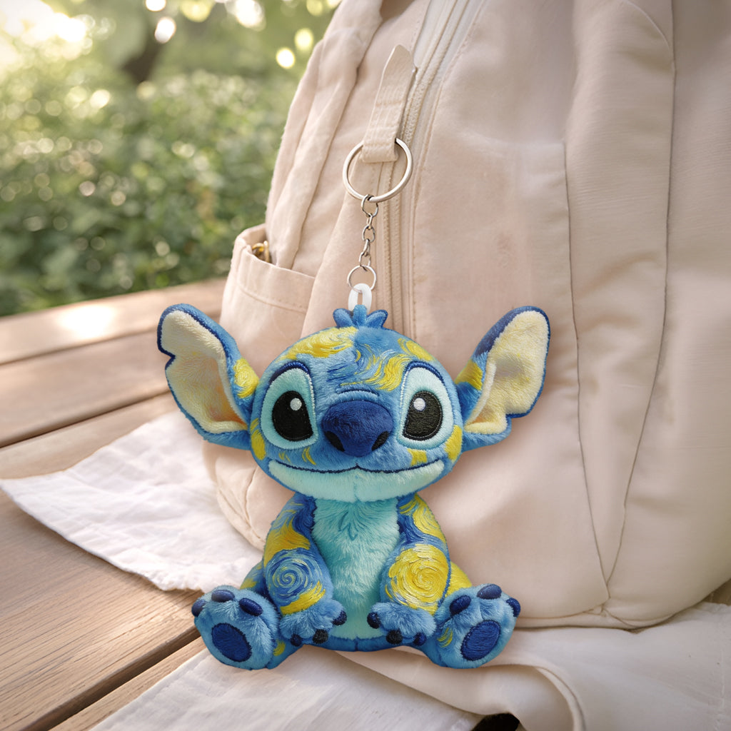 Personalized Ohana Quilt Duffle Bag & Plush Charm Gift Quilt Duffle Bag & Plush Charm GradoCreations