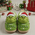Personalized Grinch Slippers Custom Name Holiday Gift Slippers GradoCreations
