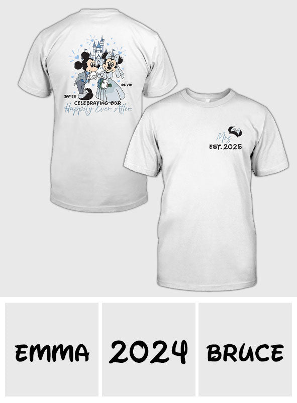 Personalized Disney Mouse T-Shirt & Hoodie for Couples - Custom Name & Date Gift T-shirt & Hoodie GradoCreations