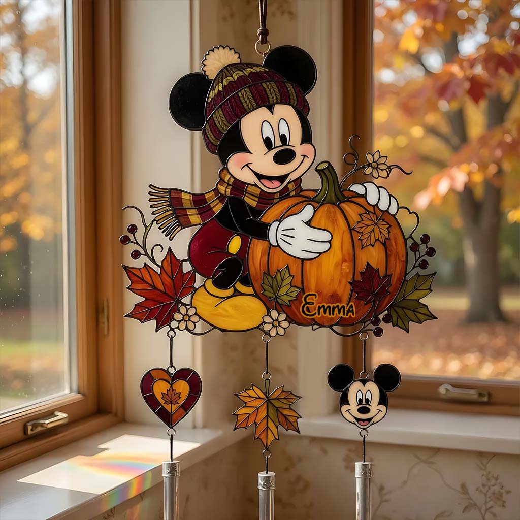 Personalized Mickey Mouse Wind Chime Charm for Kids Wind Chime With Charm GradoCreations