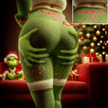 Personalized Christmas Leggings with Custom Text for Holiday Fun Leggings GradoCreations