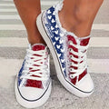 Personalized USA Freedom Low Top Shoes Custom Name Gift Low Top Shoes GradoCreations