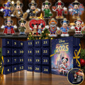 Personalized Advent Calendar with Ornaments Christmas Gift Idea Folded Advent Calendar With Ornaments GradoCreations