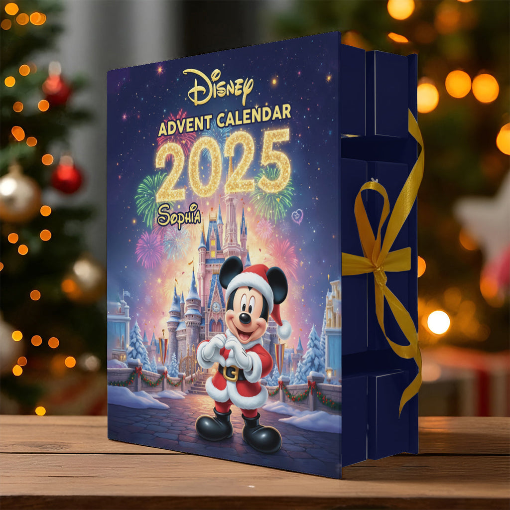 Personalized Advent Calendar with Ornaments Christmas Gift Idea Folded Advent Calendar With Ornaments GradoCreations