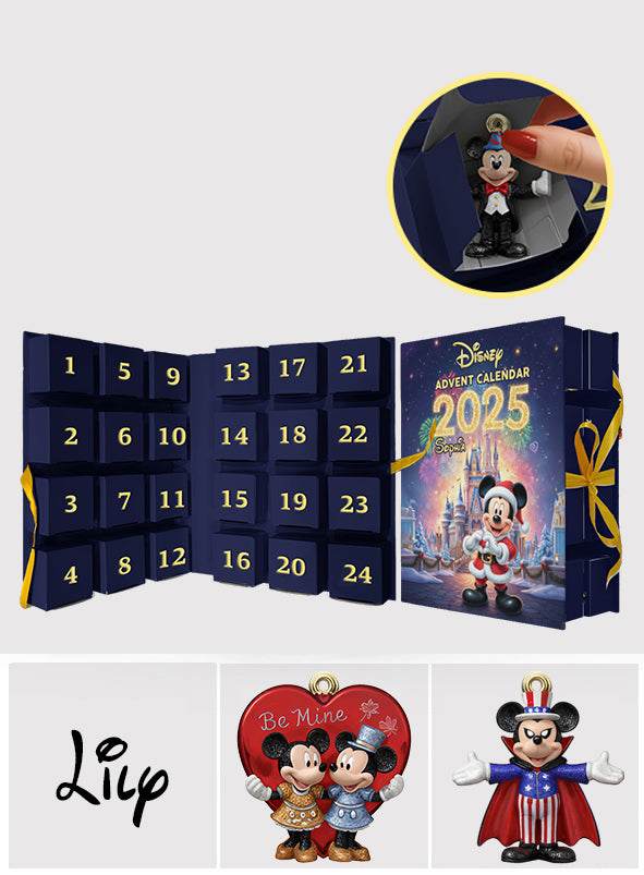 Personalized Advent Calendar with Ornaments Christmas Gift Idea Folded Advent Calendar With Ornaments GradoCreations