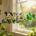 Personalized Disney Mouse Suncatcher Ornament for Home Decor Window Hanging Suncatcher Ornament GradoCreations