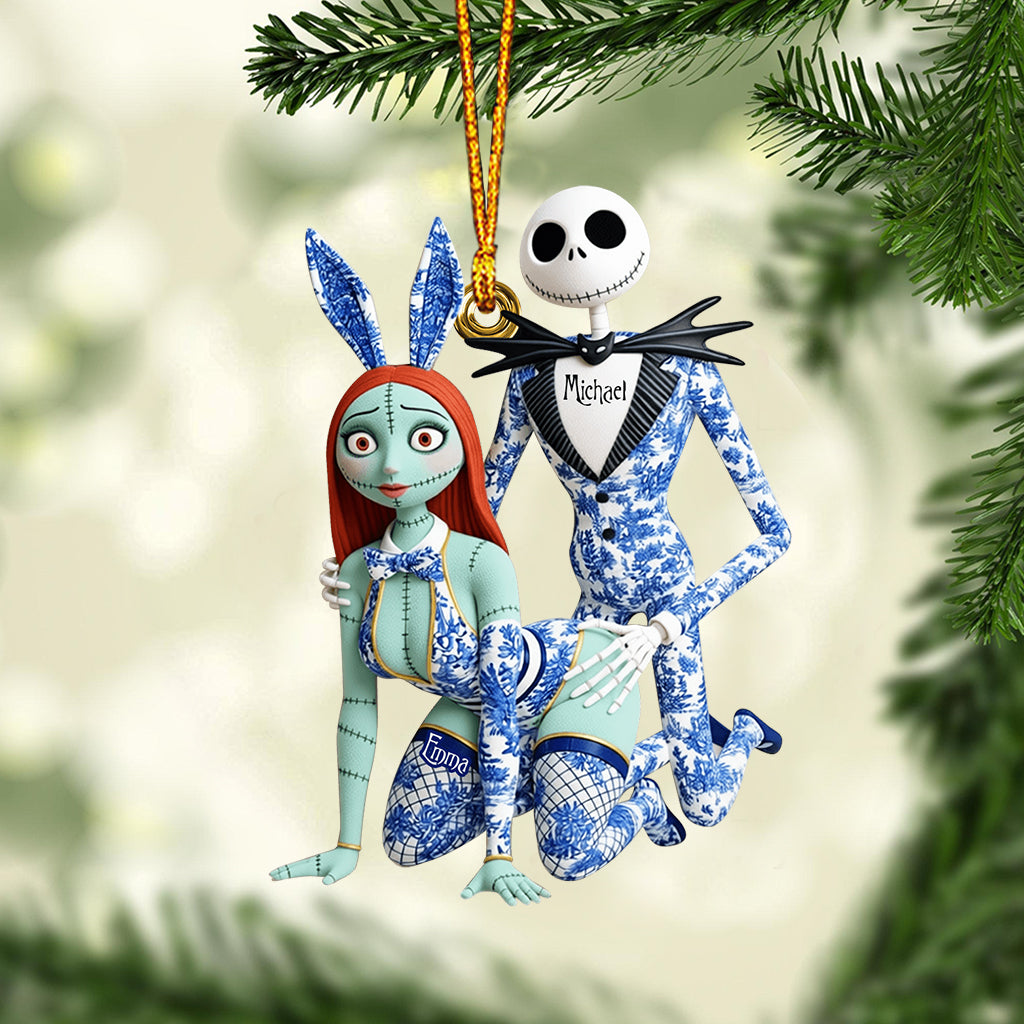 Personalized Nightmare Before Christmas Ornament Custom Name Gift for Christmas Ornament GradoCreations