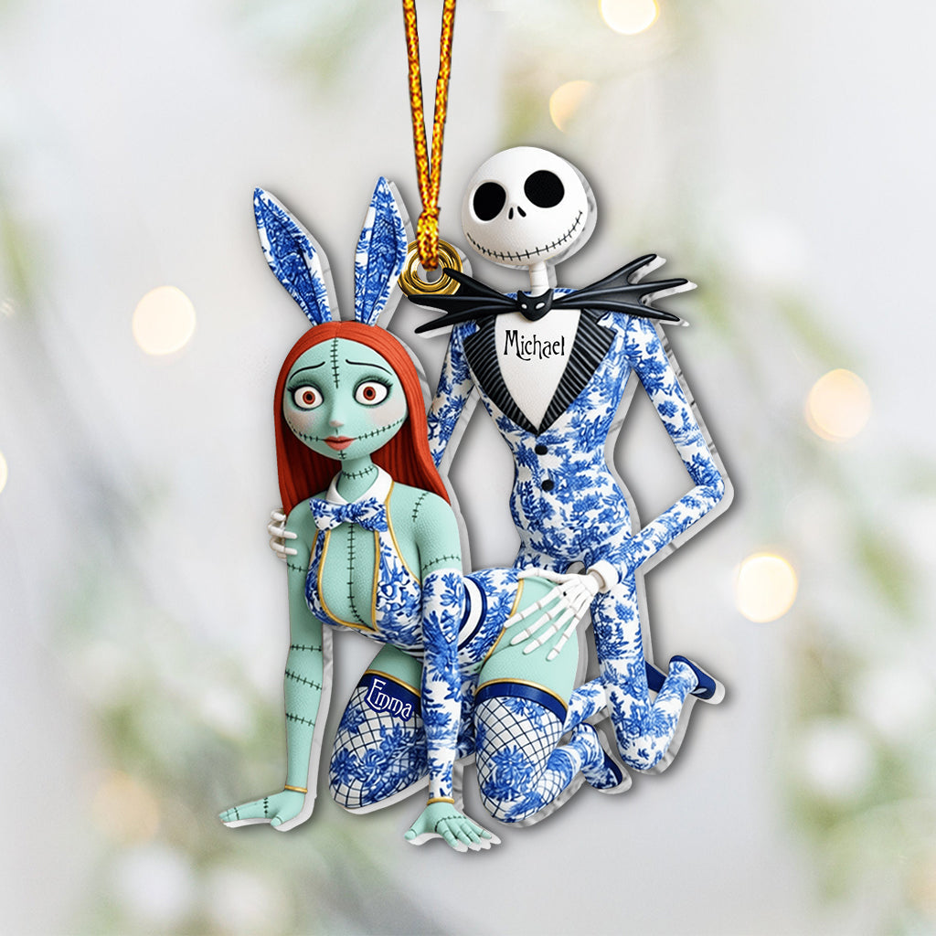 Personalized Nightmare Before Christmas Ornament Custom Name Gift for Christmas Ornament GradoCreations
