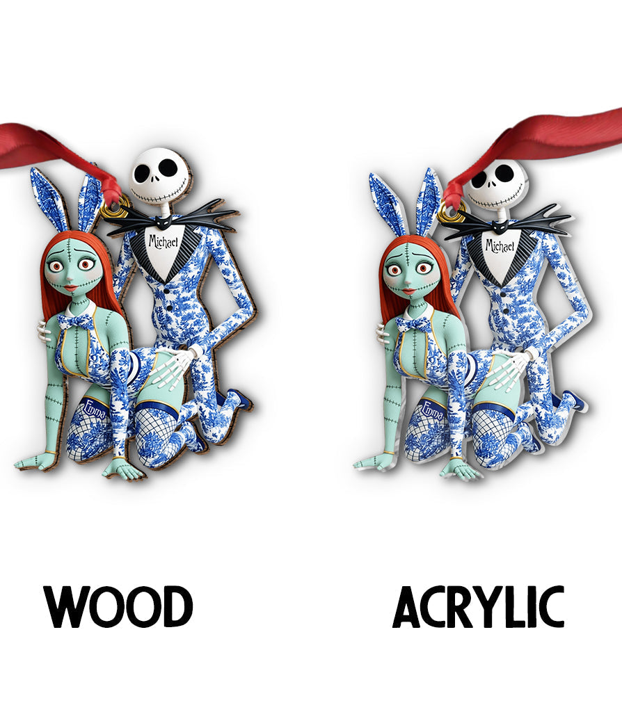 Personalized Nightmare Before Christmas Ornament Custom Name Gift for Christmas Ornament GradoCreations