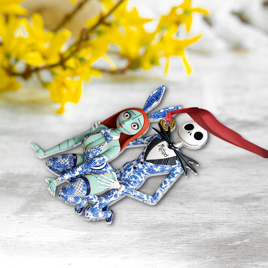 Personalized Nightmare Before Christmas Ornament Custom Name Gift for Christmas Ornament GradoCreations