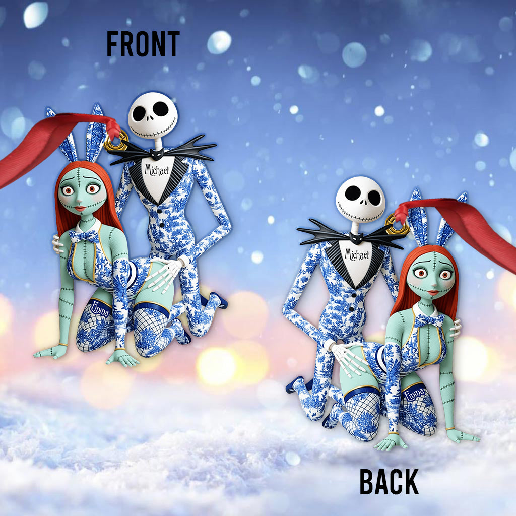Personalized Nightmare Before Christmas Ornament Custom Name Gift for Christmas Ornament GradoCreations