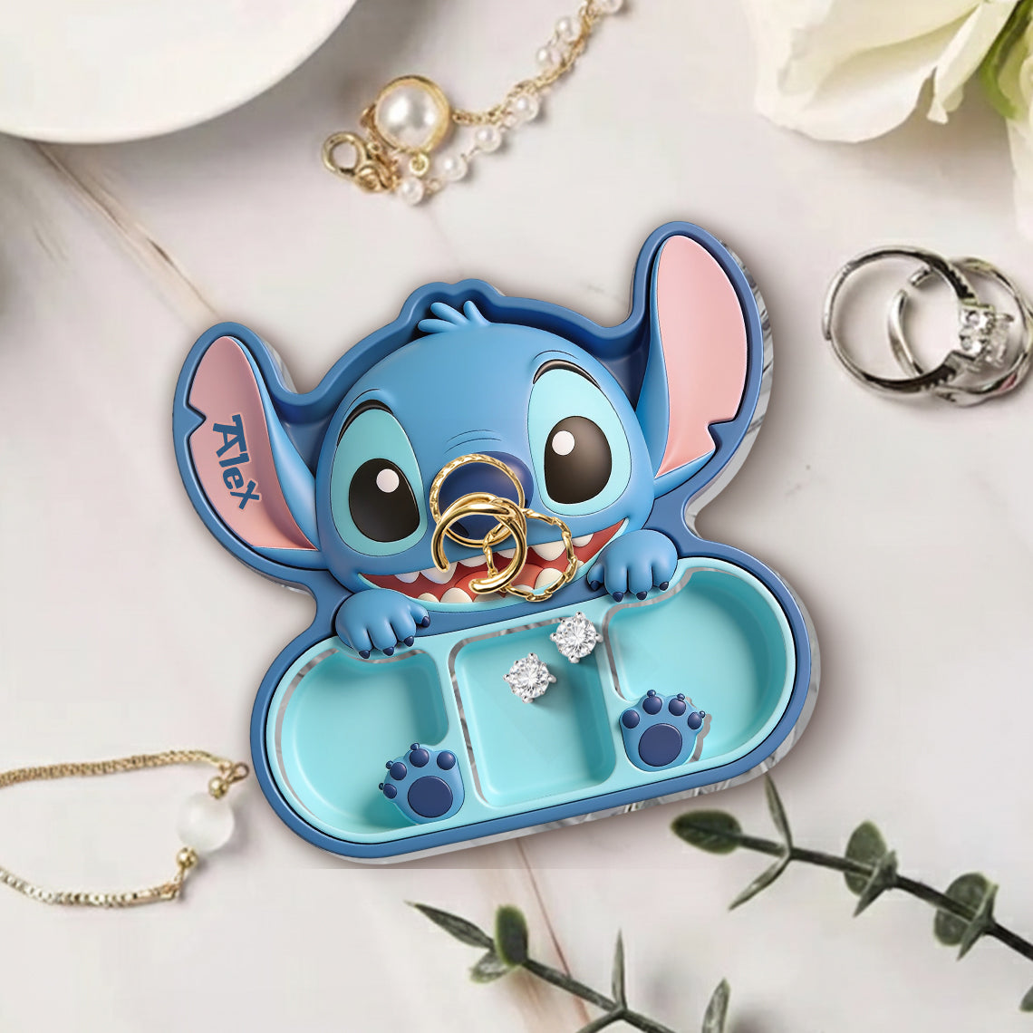 Personalized Ohana Catch-All Tray Custom Gift for Family Catch-All Tray GradoCreations