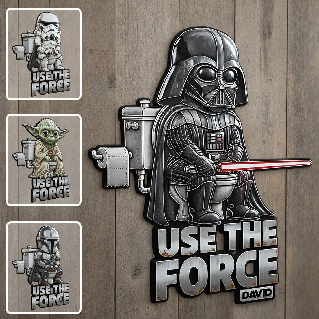 Personalized Star Wars Cut Metal Sign for Home Decor Cut Metal Sign GradoCreations