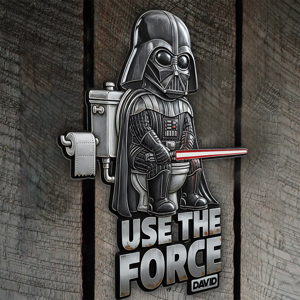 Personalized Star Wars Cut Metal Sign for Home Decor Cut Metal Sign GradoCreations