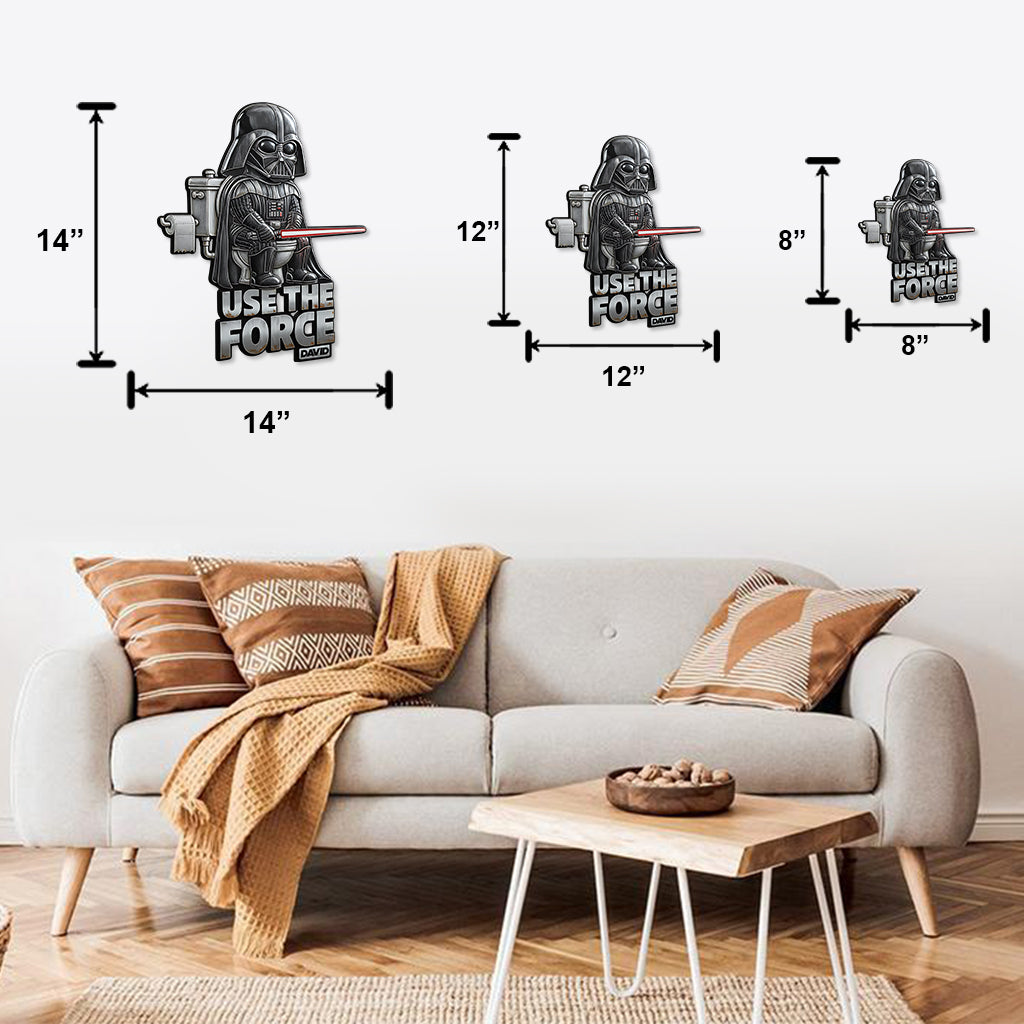 Personalized Star Wars Cut Metal Sign for Home Decor Cut Metal Sign GradoCreations