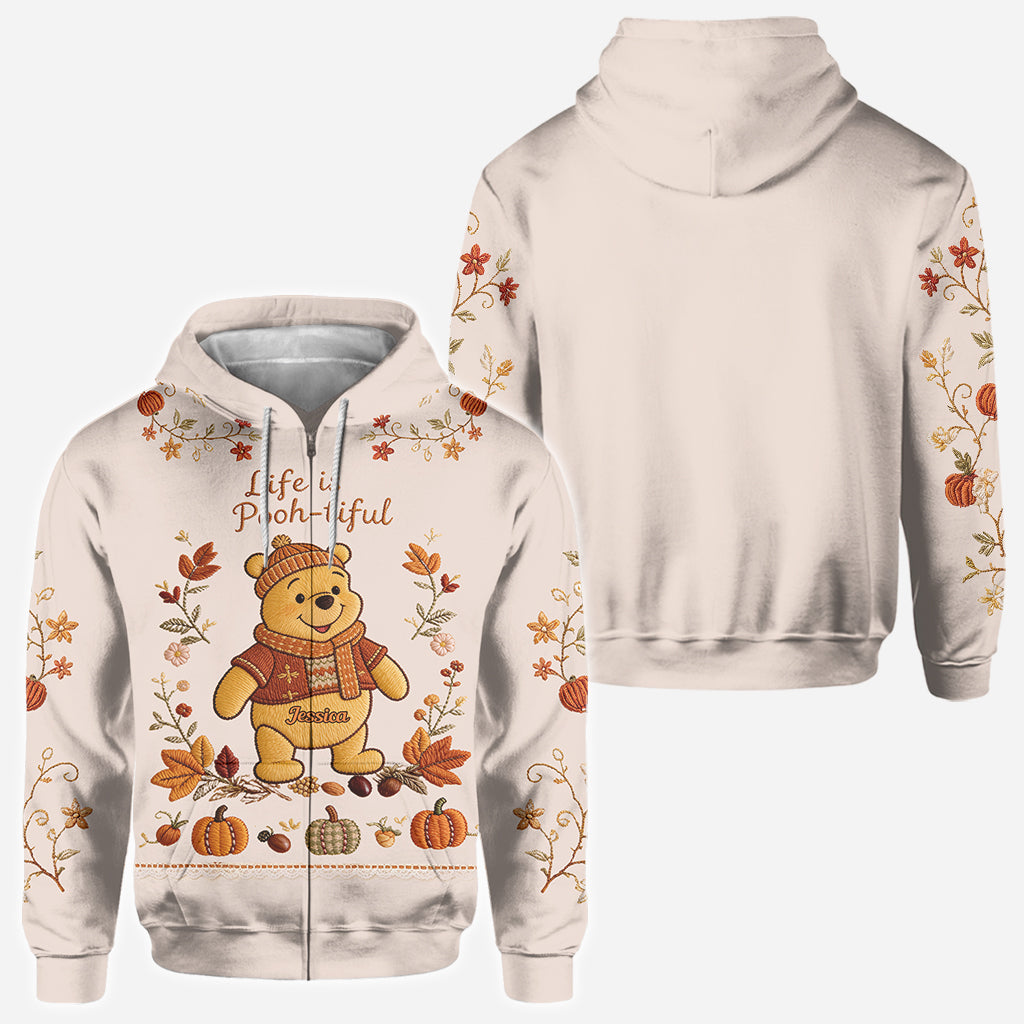 Personalized Autumn Vibes AOP Shirt Gift for Her AOP Shirt GradoCreations