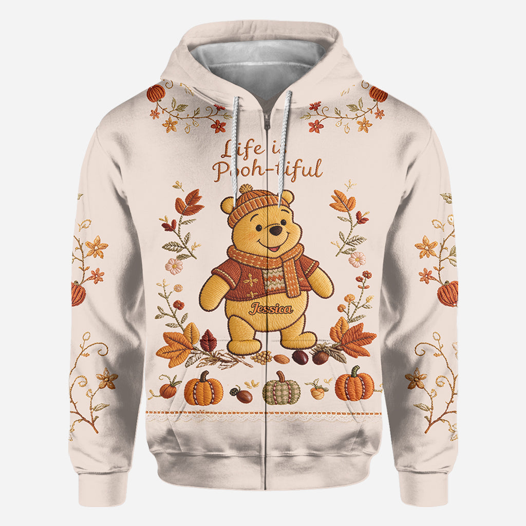 Personalized Autumn Vibes AOP Shirt Gift for Her AOP Shirt GradoCreations