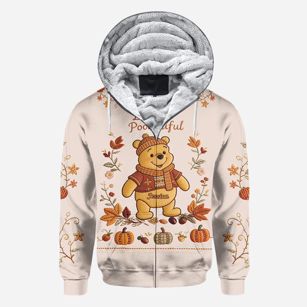 Personalized Autumn Bear All Over Shirt for Kids & Adults All Over Shirt GradoCreations