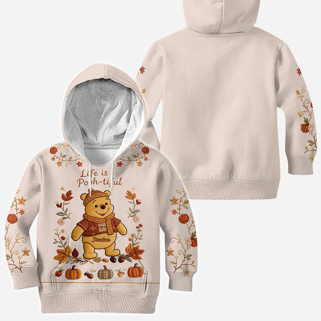 Personalized Autumn Bear All Over Shirt for Kids & Adults All Over Shirt GradoCreations