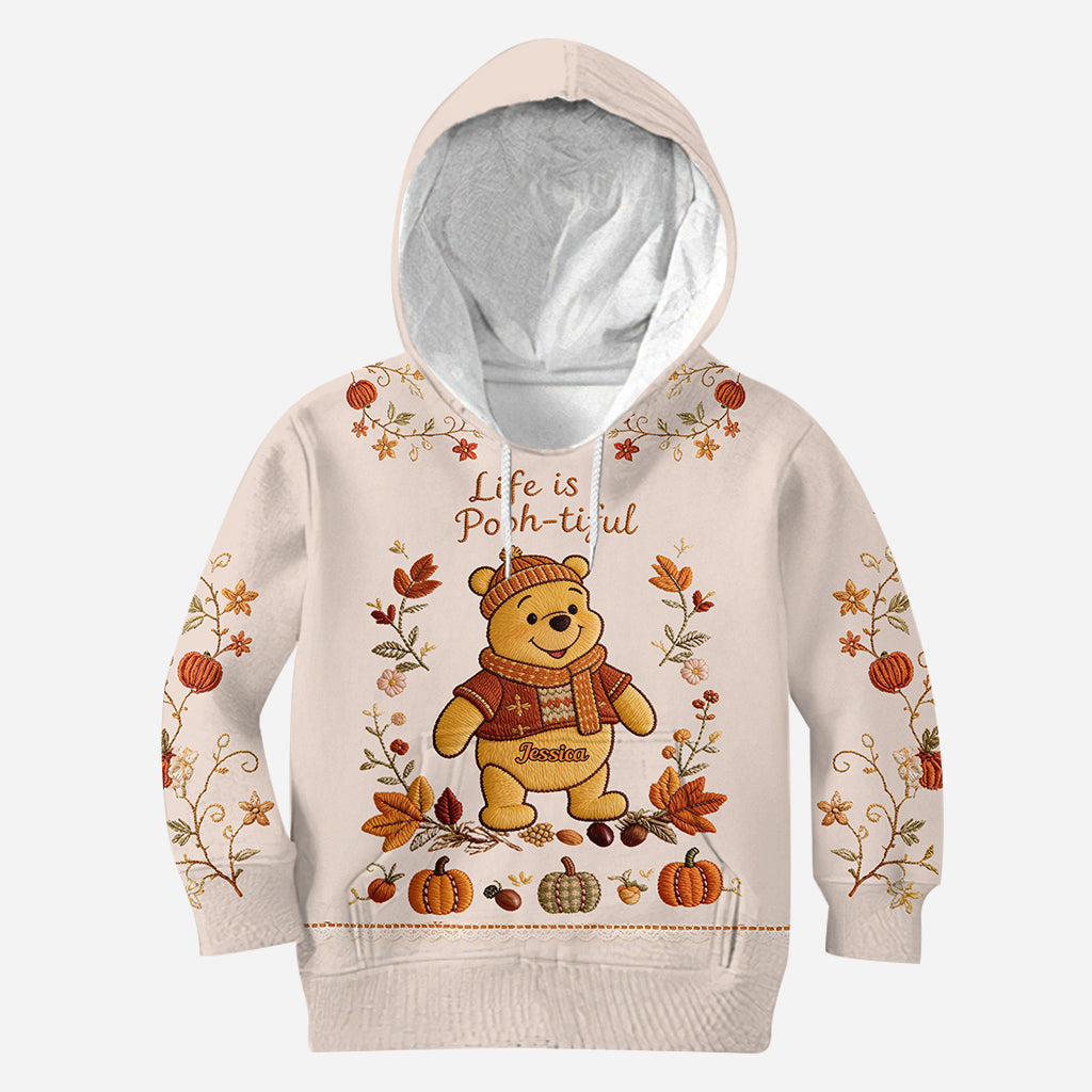 Personalized Autumn Bear All Over Shirt for Kids & Adults All Over Shirt GradoCreations