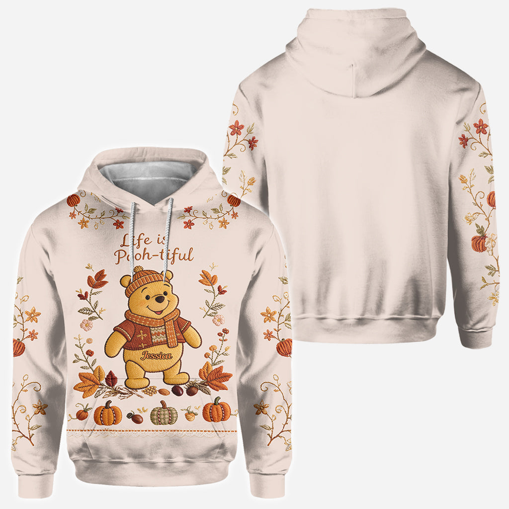 Personalized Autumn Vibes AOP Shirt Gift for Her AOP Shirt GradoCreations