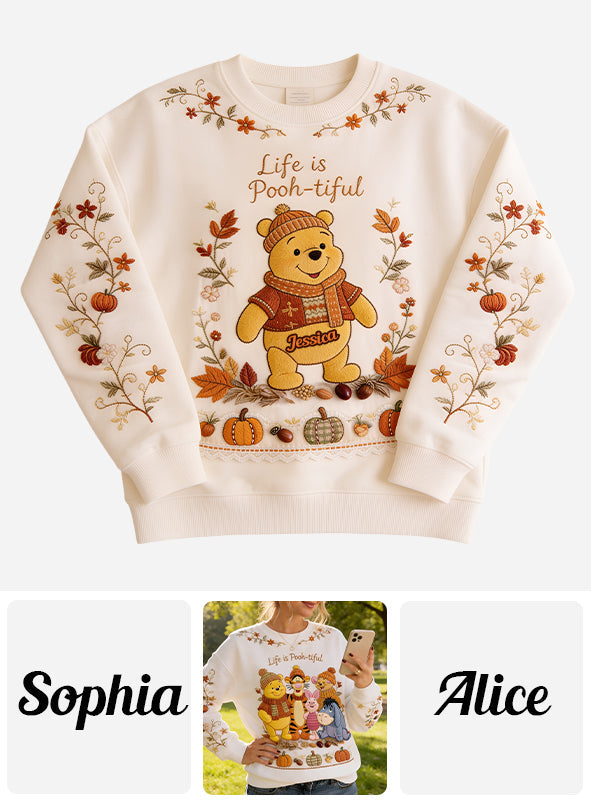 Personalized Autumn Bear All Over Shirt for Kids & Adults All Over Shirt GradoCreations