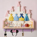 Personalized Princess Key Rack Custom Shape for Kids Room Gift Custom Shaped Key Rack GradoCreations