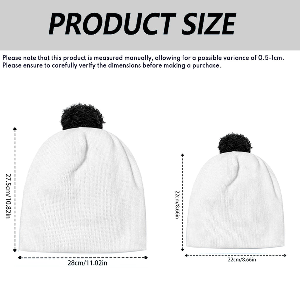 Personalized Mouse Knitted Beanie Hat and Scarf Set for Kids, Christmas Gift Knitted Beanie Hat and Scarf Set GradoCreations