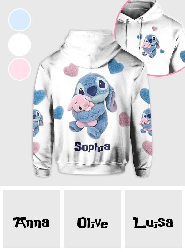 Personalized All-Over Print Ohana Shirt Custom Name Gift All Over Shirt GradoCreations