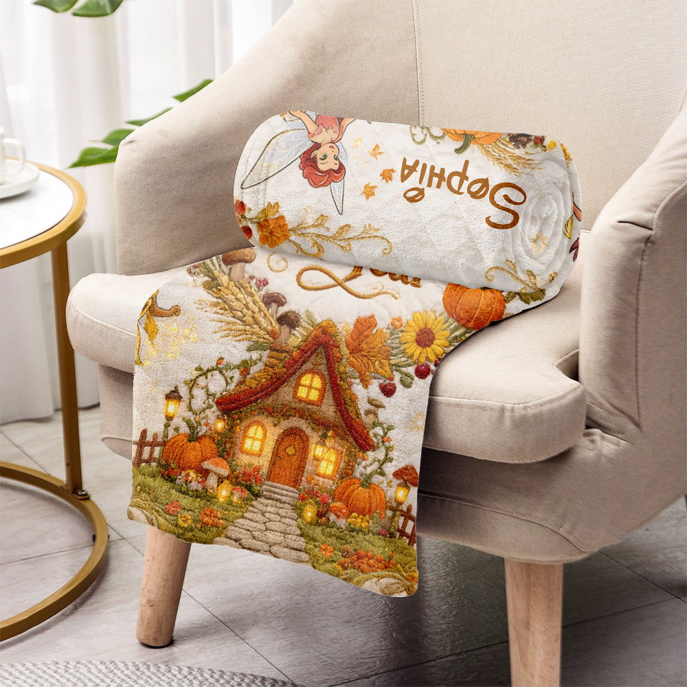 Personalized Fairy Blanket with Custom Name | Unique Gift Idea Blanket GradoCreations