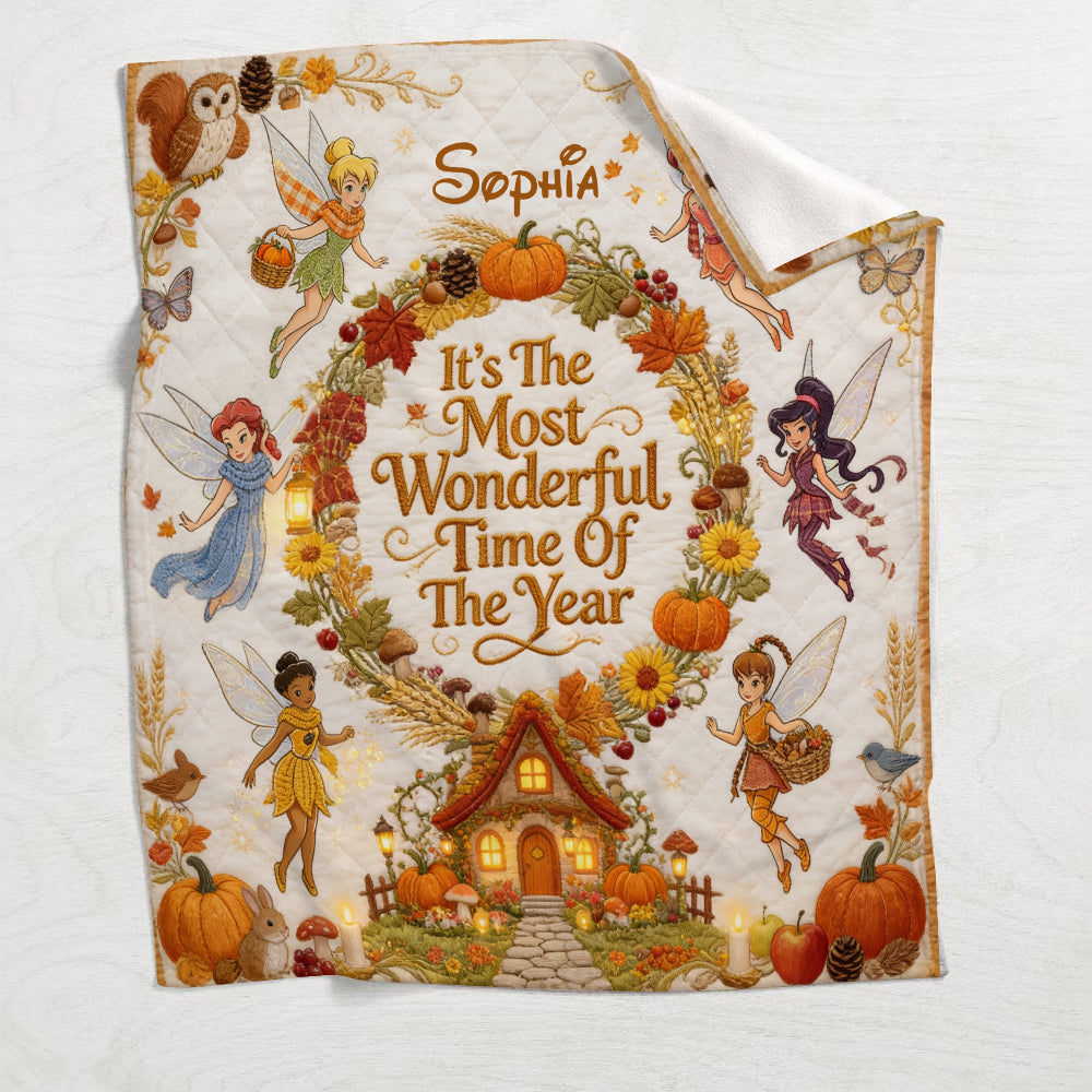 Personalized Fairy Blanket with Custom Name | Unique Gift Idea Blanket GradoCreations