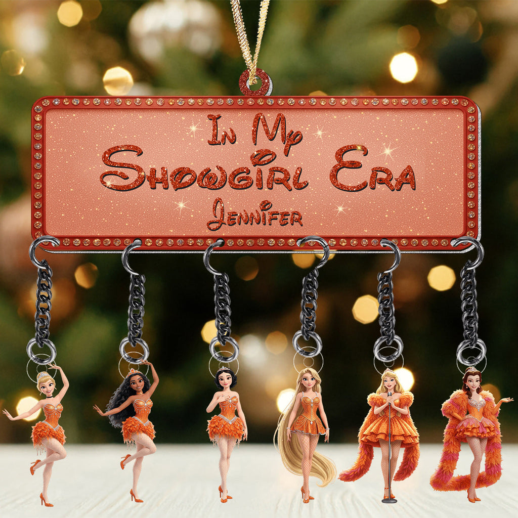 Personalized Showgirl Era Ornament with Custom Charms for Christmas Ornament With Charm GradoCreations