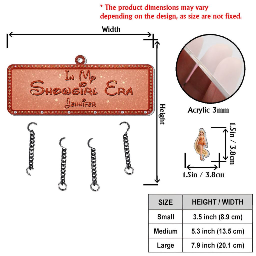 Personalized Showgirl Era Ornament with Custom Charms for Christmas Ornament With Charm GradoCreations