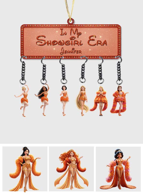 Personalized Showgirl Era Ornament with Custom Charms for Christmas Ornament With Charm GradoCreations