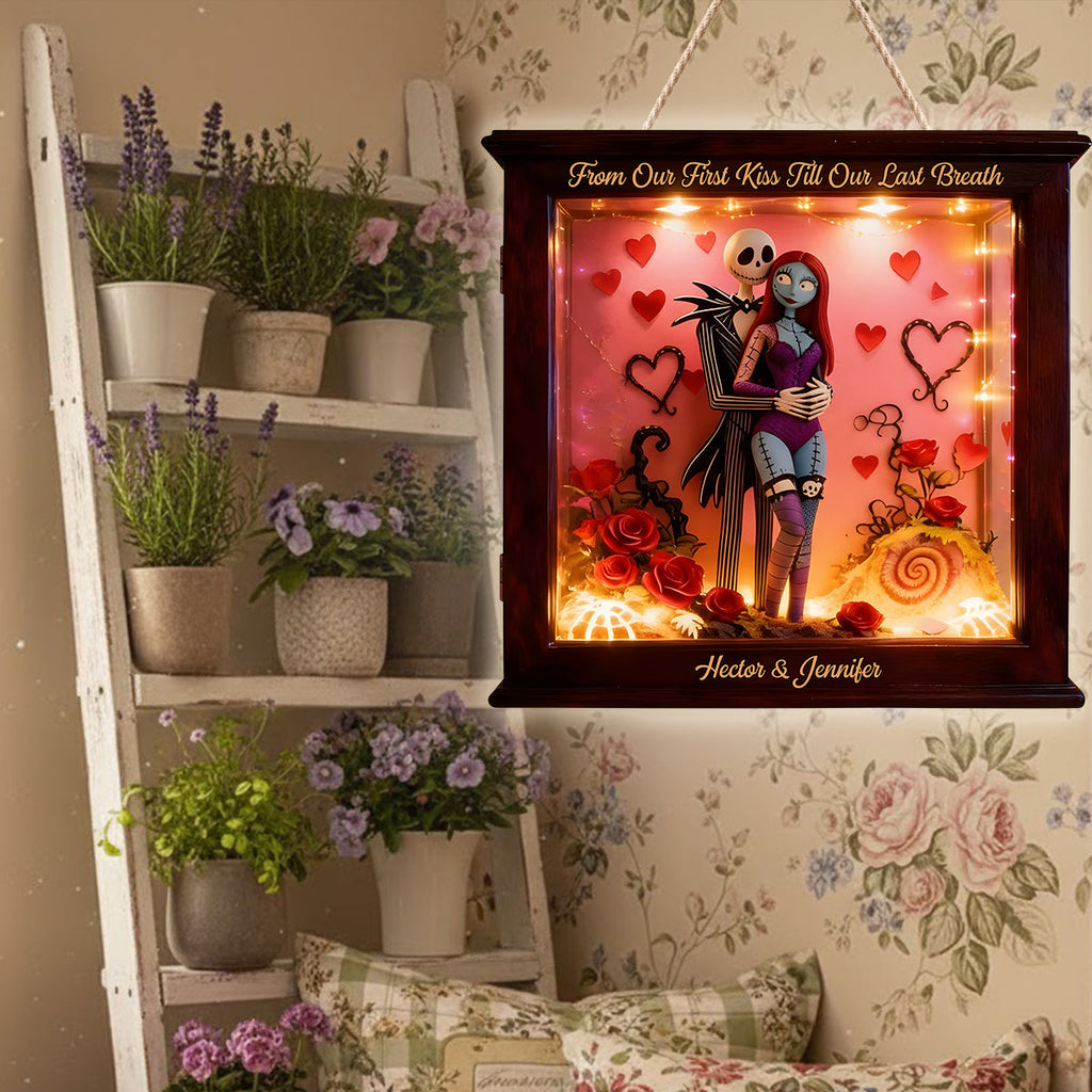 Personalized LED Acrylic Sign Nightmare Gift for Couples LED Light Acrylic Sign GradoCreations