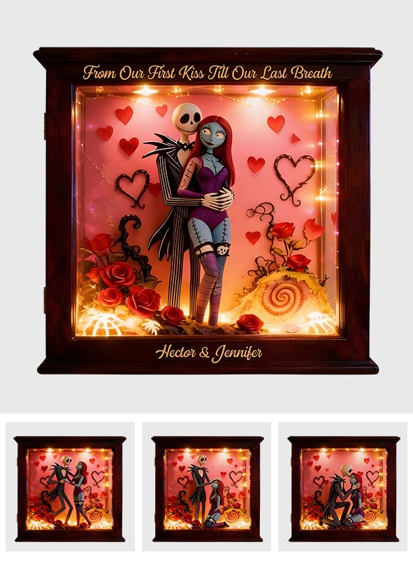 Personalized LED Acrylic Sign Nightmare Gift for Couples LED Light Acrylic Sign GradoCreations