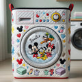 Personalized Mouse Ears Laundry Basket Custom Name Storage Gift Laundry Basket GradoCreations