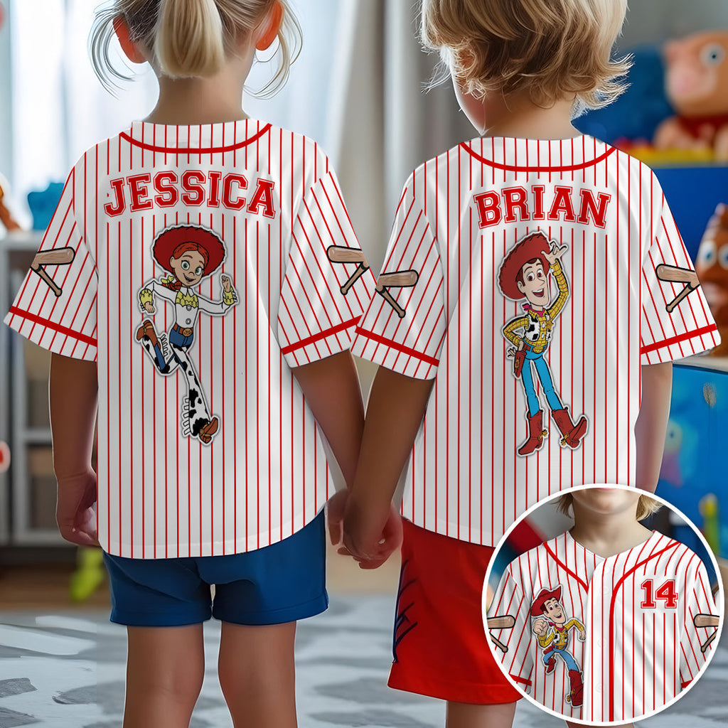 Personalized Kids Baseball Jersey Custom Name Space Ranger Gift Baseball Jersey GradoCreations