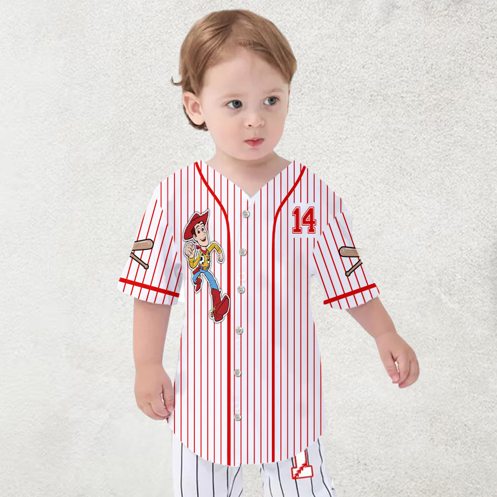 Personalized Kids Baseball Jersey Custom Name Space Ranger Gift Baseball Jersey GradoCreations