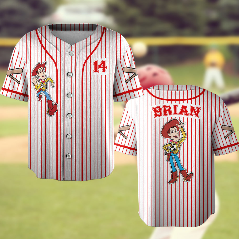 Personalized Kids Baseball Jersey Custom Name Space Ranger Gift Baseball Jersey GradoCreations
