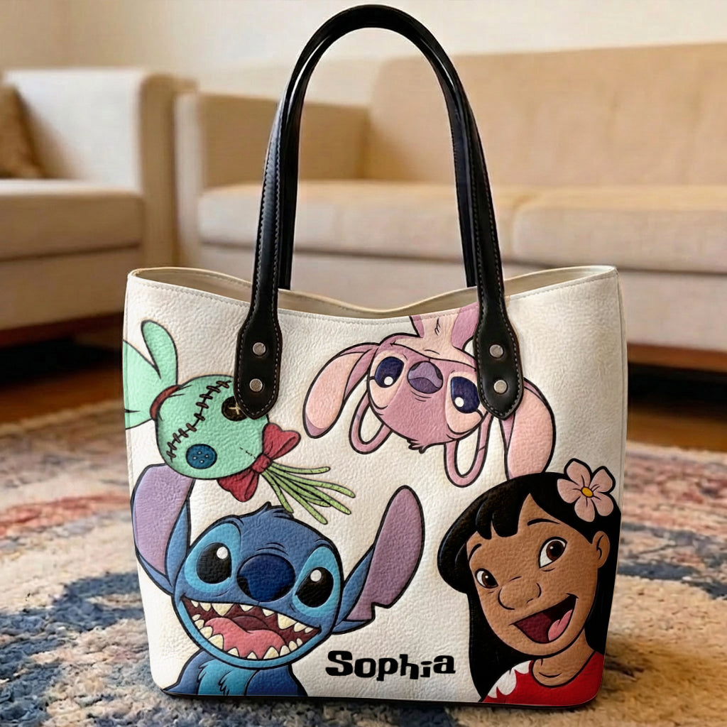 Personalized Ohana Tote Bag Custom Name Gift for Kids Tote Bag GradoCreations