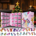 Personalized Little Pony Advent Calendar with Ornaments for Kids Folded Advent Calendar With Ornaments GradoCreations