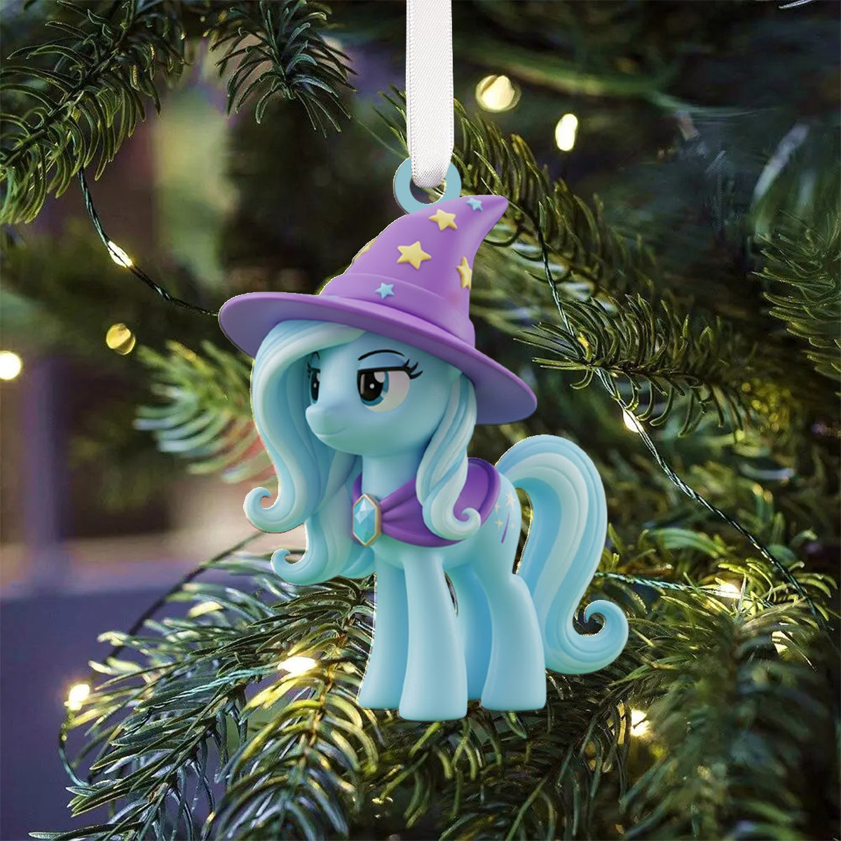 Personalized Little Pony Advent Calendar with Ornaments for Kids Folded Advent Calendar With Ornaments GradoCreations