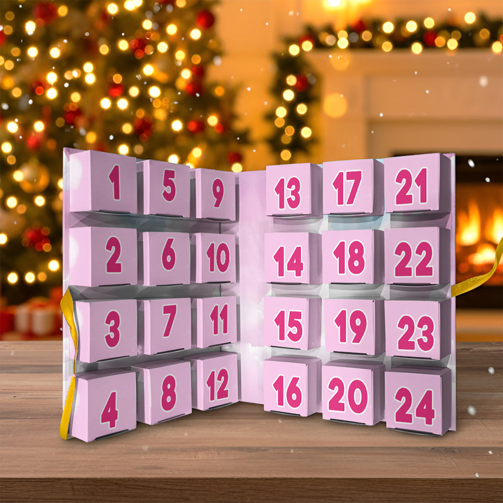 Personalized Little Pony Advent Calendar with Ornaments for Kids Folded Advent Calendar With Ornaments GradoCreations