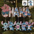 Personalized Ohana Ornament with Custom Charms for Families Ornament With Charm GradoCreations